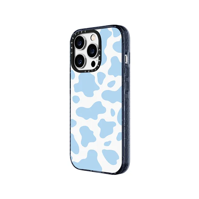 iPhone 15 Pro Max Impact Case MagSafe - Blue Cow