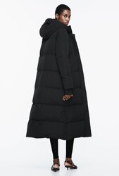 Water and wind protection hooded long down size-XS,S une-550k /60% grey duck down 40% feather  -34C omsono/