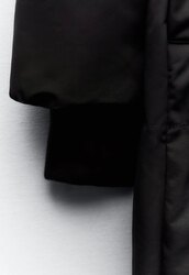 Water and wind protection hooded long down size-XS,S une-550k /60% grey duck down 40% feather  -34C omsono/
