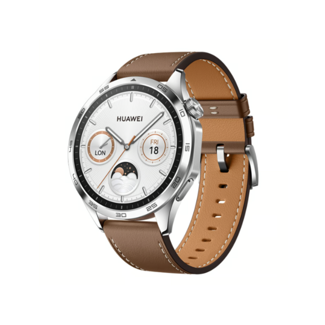 HUAWEI WATCH GT4 (46mm) Phoinix-B19L Brown Leather Strap /55020BGX