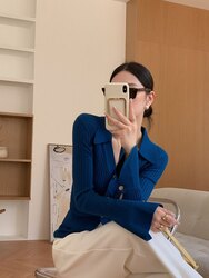V-neck sweater