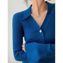 V-neck sweater