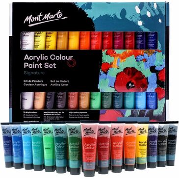 MM Acrylic Colour Paint Set 24pc x 36ml
