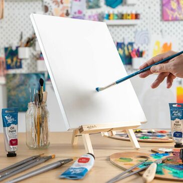 MM Easel with Canvas 30x40cm - Large