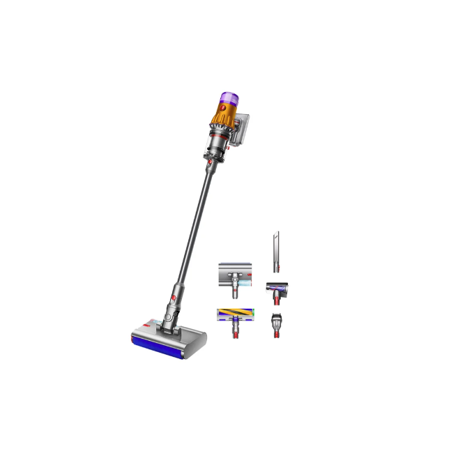 Dyson V12s 620H Detect Slim Submarine wet and dry vacuum cleaner, Yellow/Nickel	