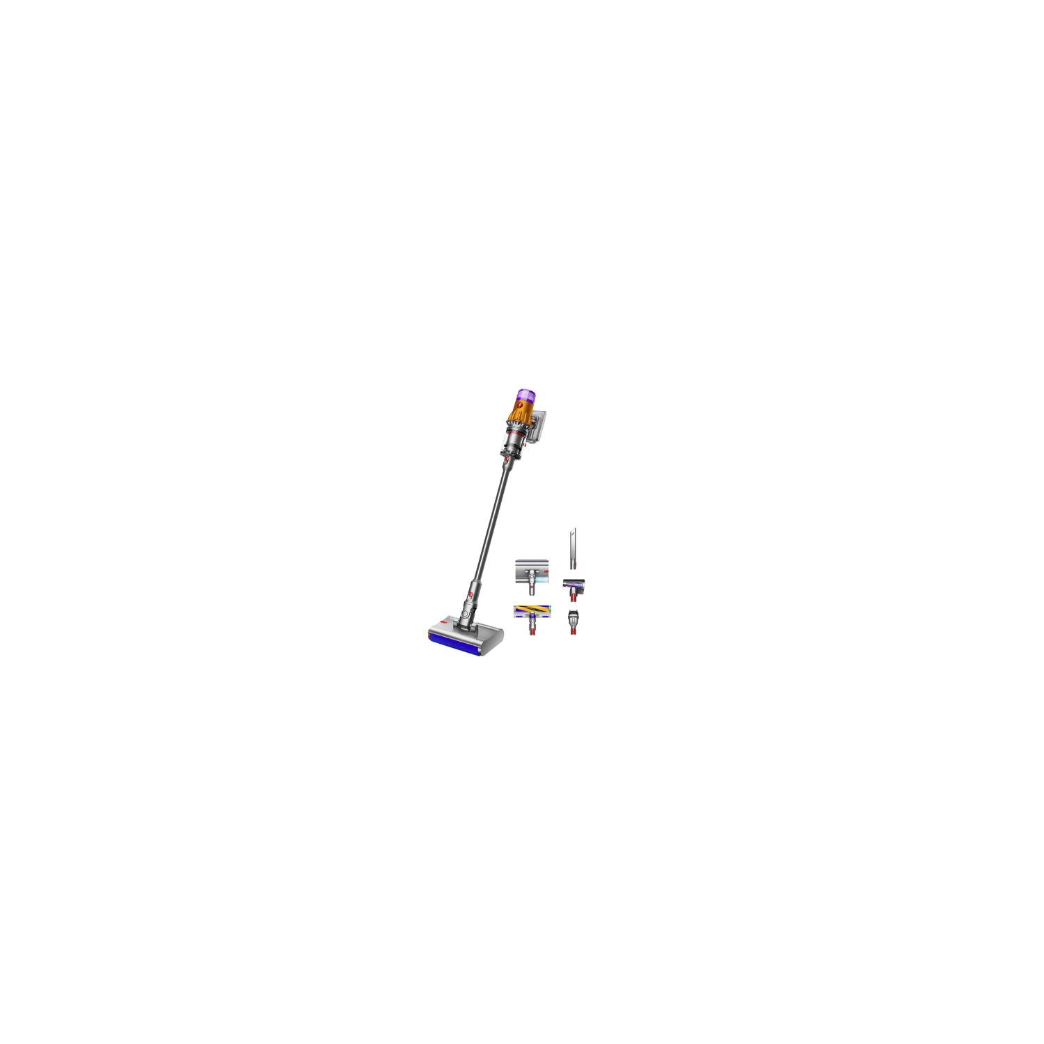 Dyson V12s 620H Detect Slim Submarine wet and dry vacuum cleaner, Yellow/Nickel	
