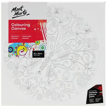MM Colouring Canvas 30x30cm Nature