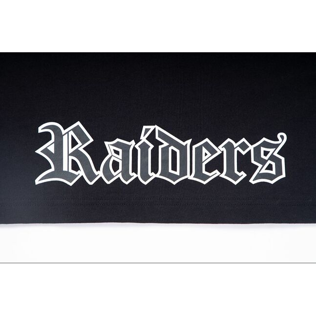 SS TEE RAIDERS OLD ENGLISH OAKRAI BLACK 
