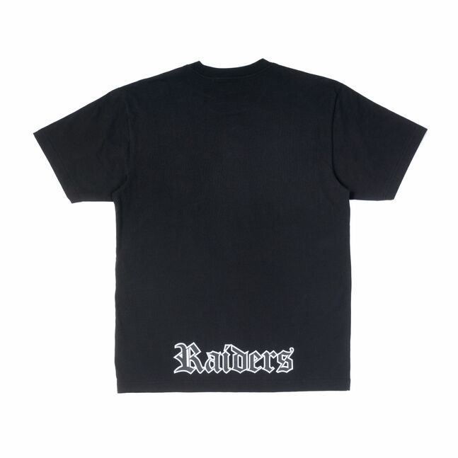 SS TEE RAIDERS OLD ENGLISH OAKRAI BLACK 