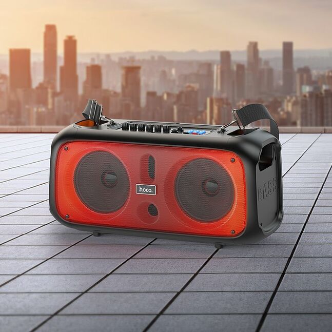 BS54 Party wireless dual mic outdoor BT speaker