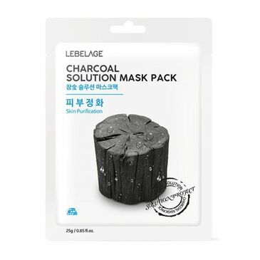 LEBELAGE CHARCOAL нүүрстэй маск