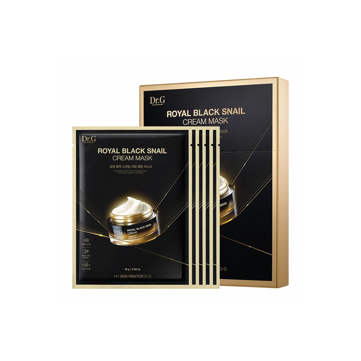 Dr.G ROYAL BLACK SNAIL тосон тэжээлийн маск 10ш