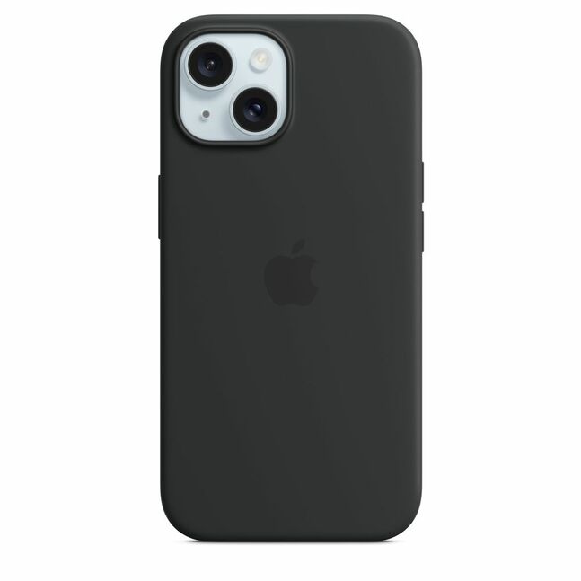 iPhone15 Silicone Case with MagSafe /Black/