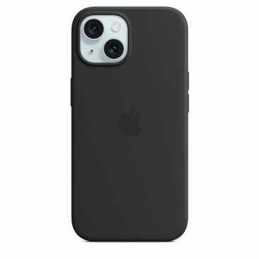 iPhone15 Silicone Case with MagSafe /Black/