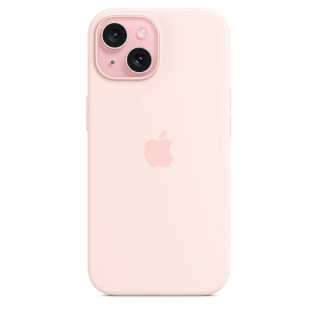 iPhone15 Silicone Case with MagSafe /Pink/