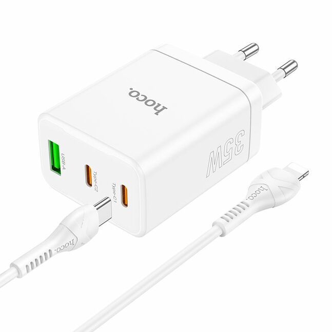 N33 Start three-port PD35W(2C1A) charger set(C to iP)(EU)