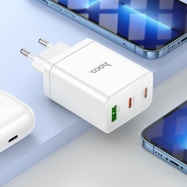 N33 Start three-port PD35W(2C1A) charger set(C to iP)(EU)