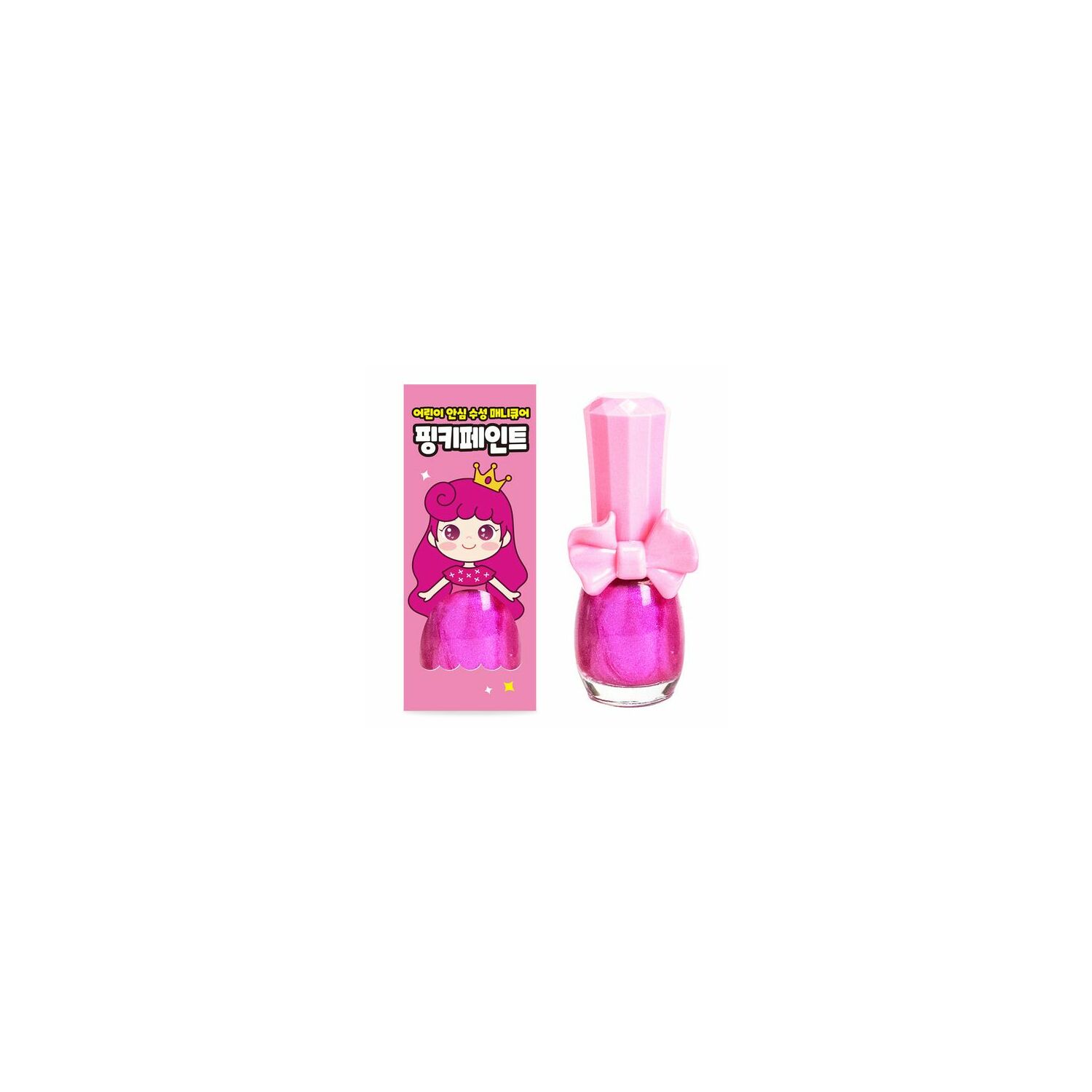 Pinky Хүүхдийн хумсны будаг саатай ягаан