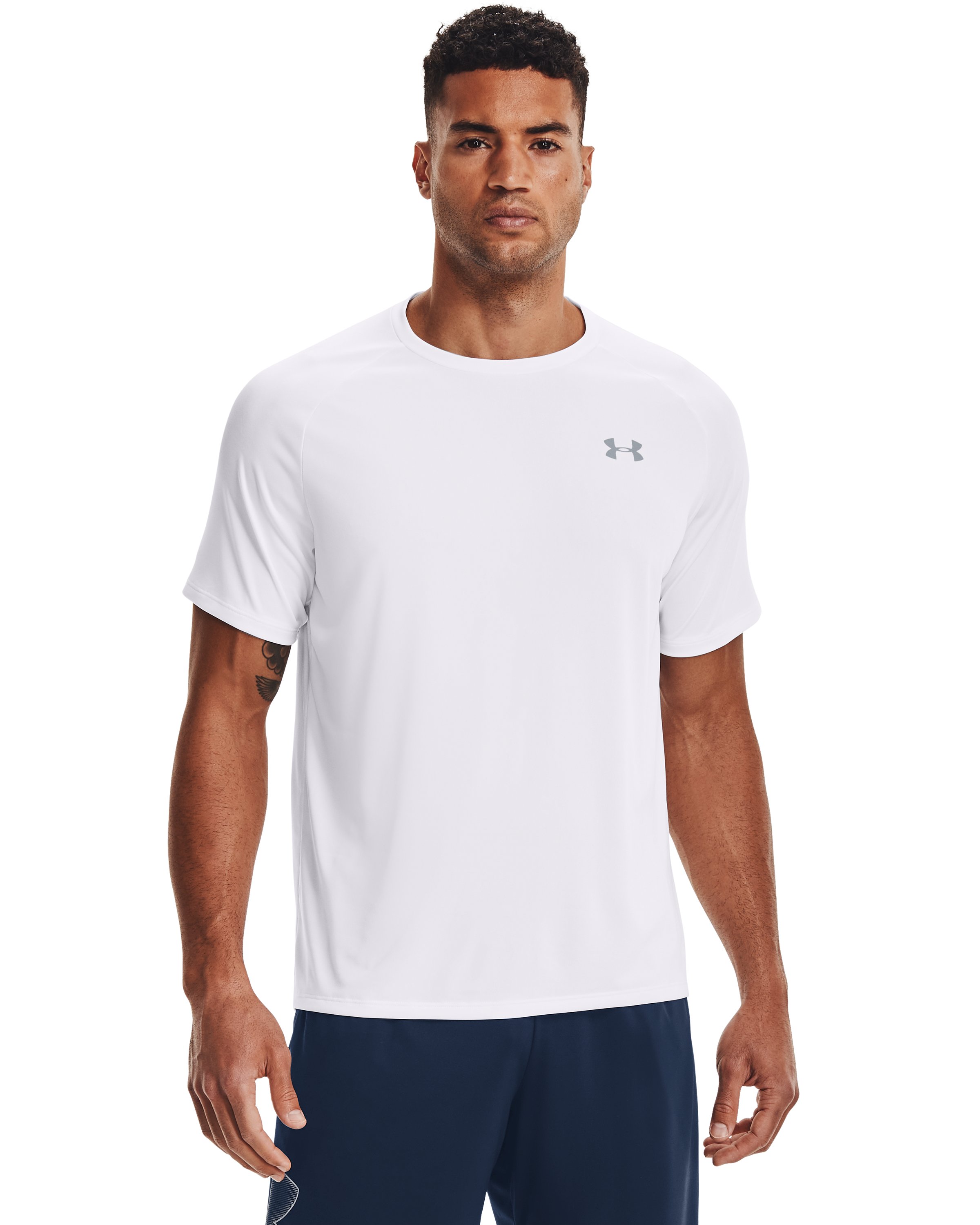UA Tech 2.0 SS Tee-WHT