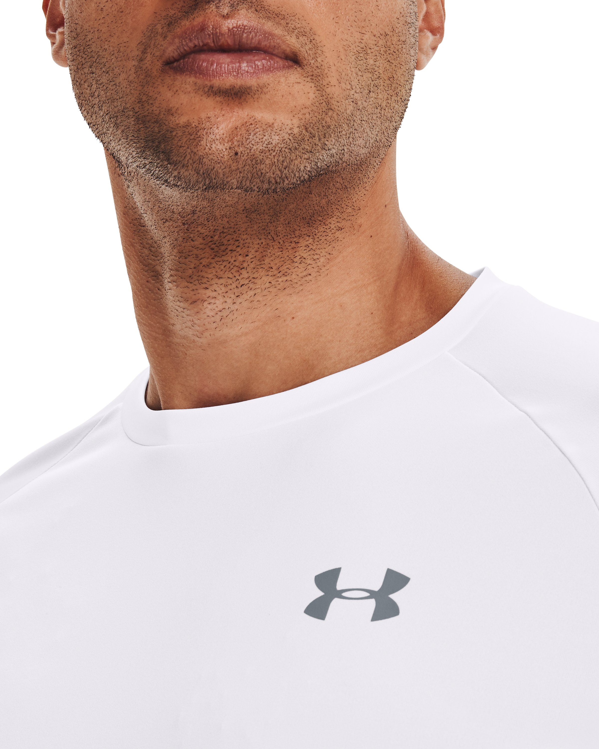 UA Tech 2.0 SS Tee-WHT