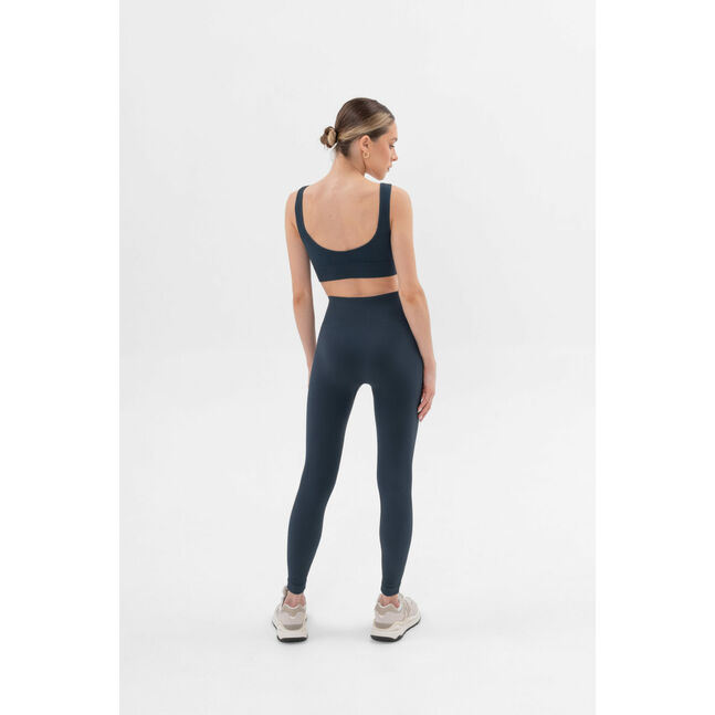 Power rib active cotton  top blue