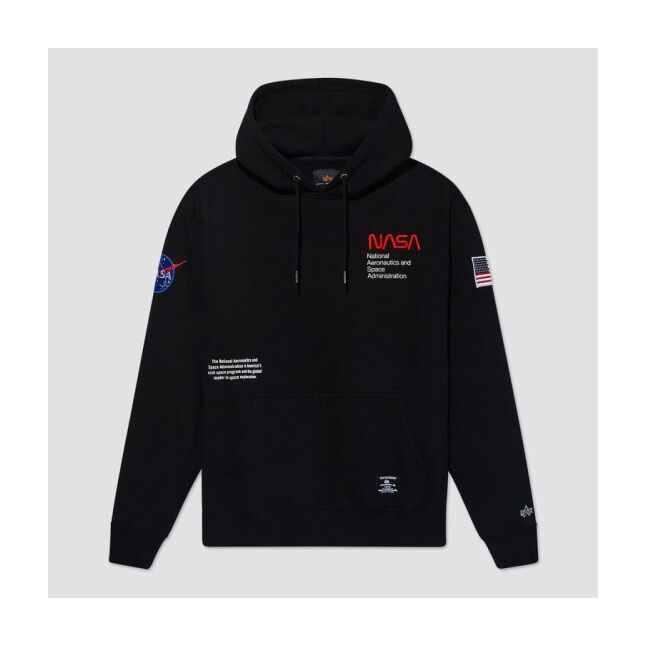 Nasa worm logo hoodie hotsell