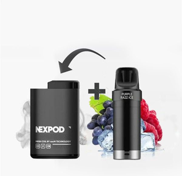 Nexpod device+pod purple razz ice
