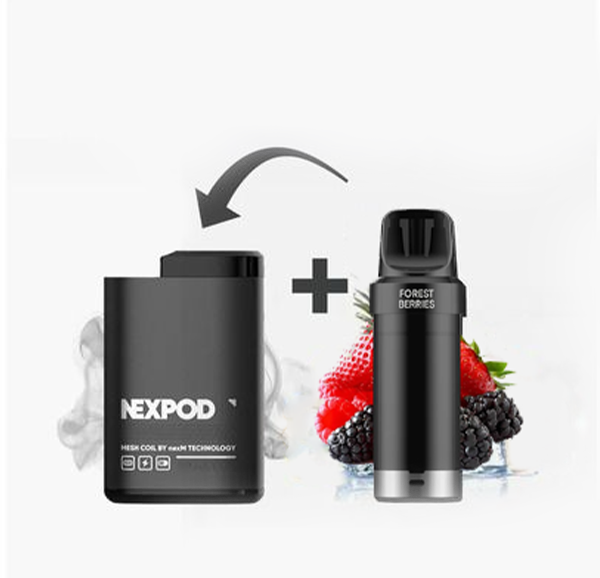 Nexpod device+pod forest berries