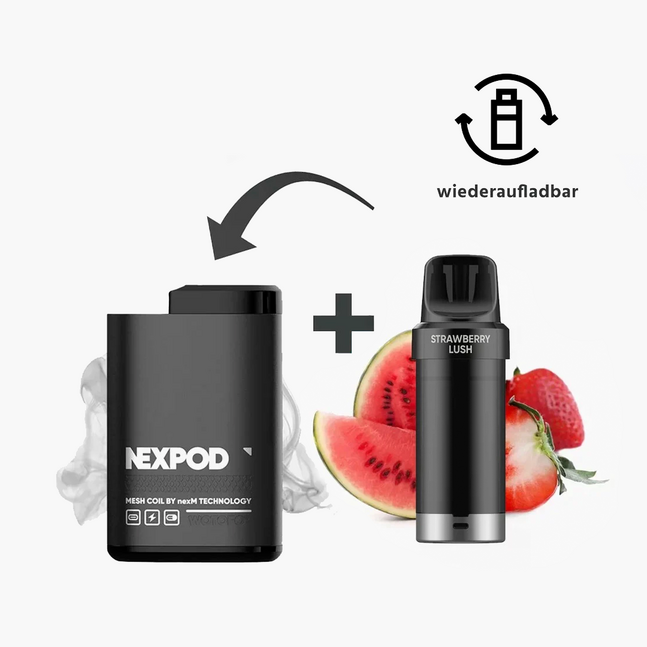 Nexpod device+pod strawberry lush