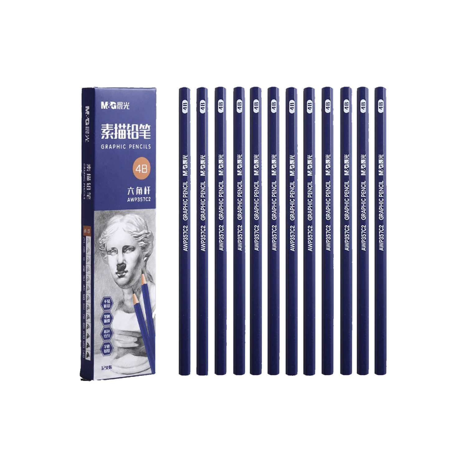 Модон харандаа 10b 