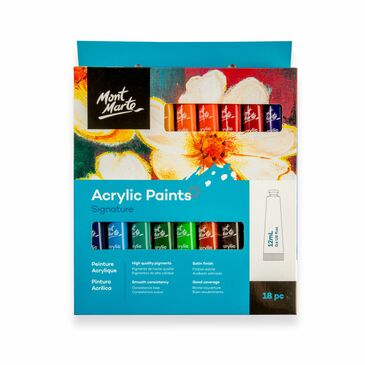 MM Acrylic Paint Set 18pc x 12ml