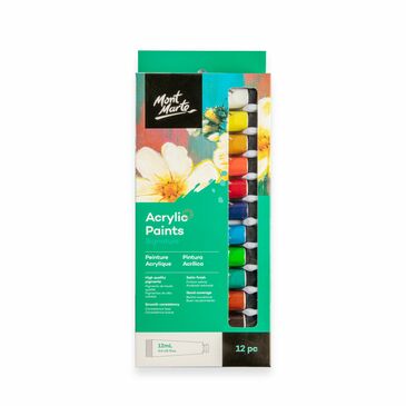 MM Acrylic Paint Set 12pc x 12ml