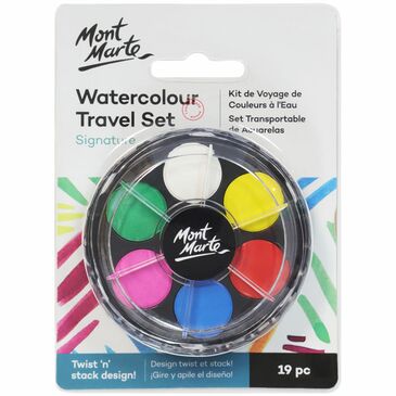 MM Watercolour Travel Set 19pc