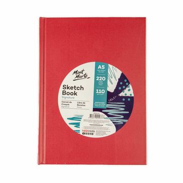 MM Sketch Book A5 Hard Cover 220pg 110gsm