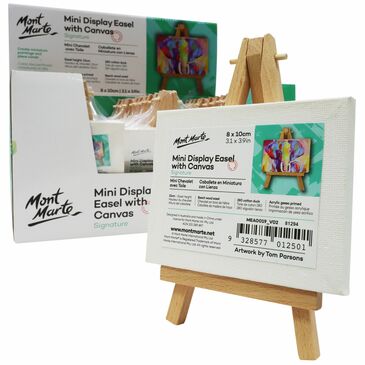 MM Mini Display Easel w/Canvas 8x10cm