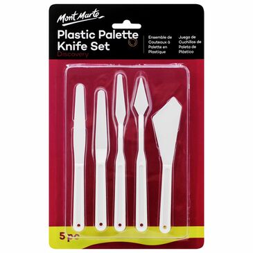MM Plastic Palette Knife Set 5pc