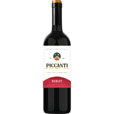 Piccanti Rosso Merlot 13% 0.75L