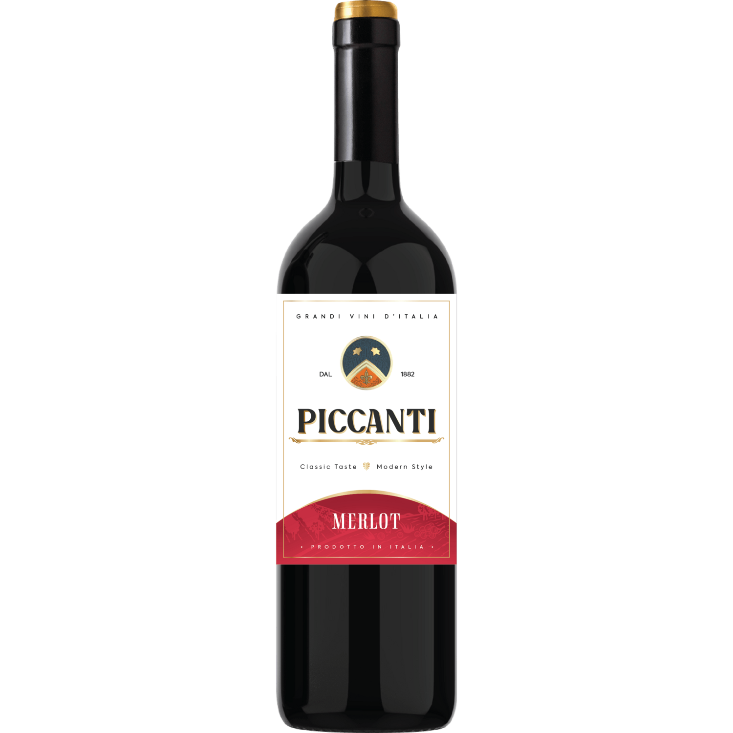 Piccanti Rosso Merlot 13% 0.75L