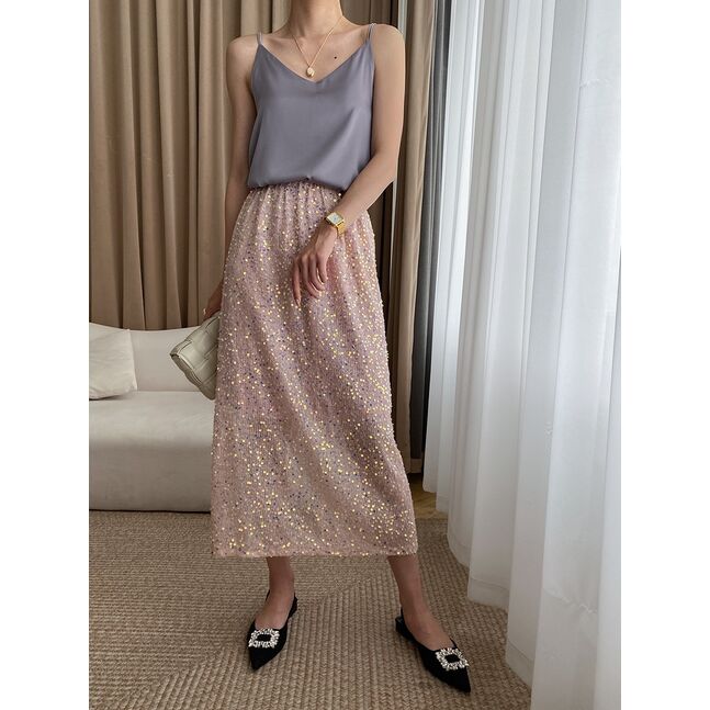 silk top саарал 