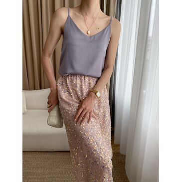 silk top саарал