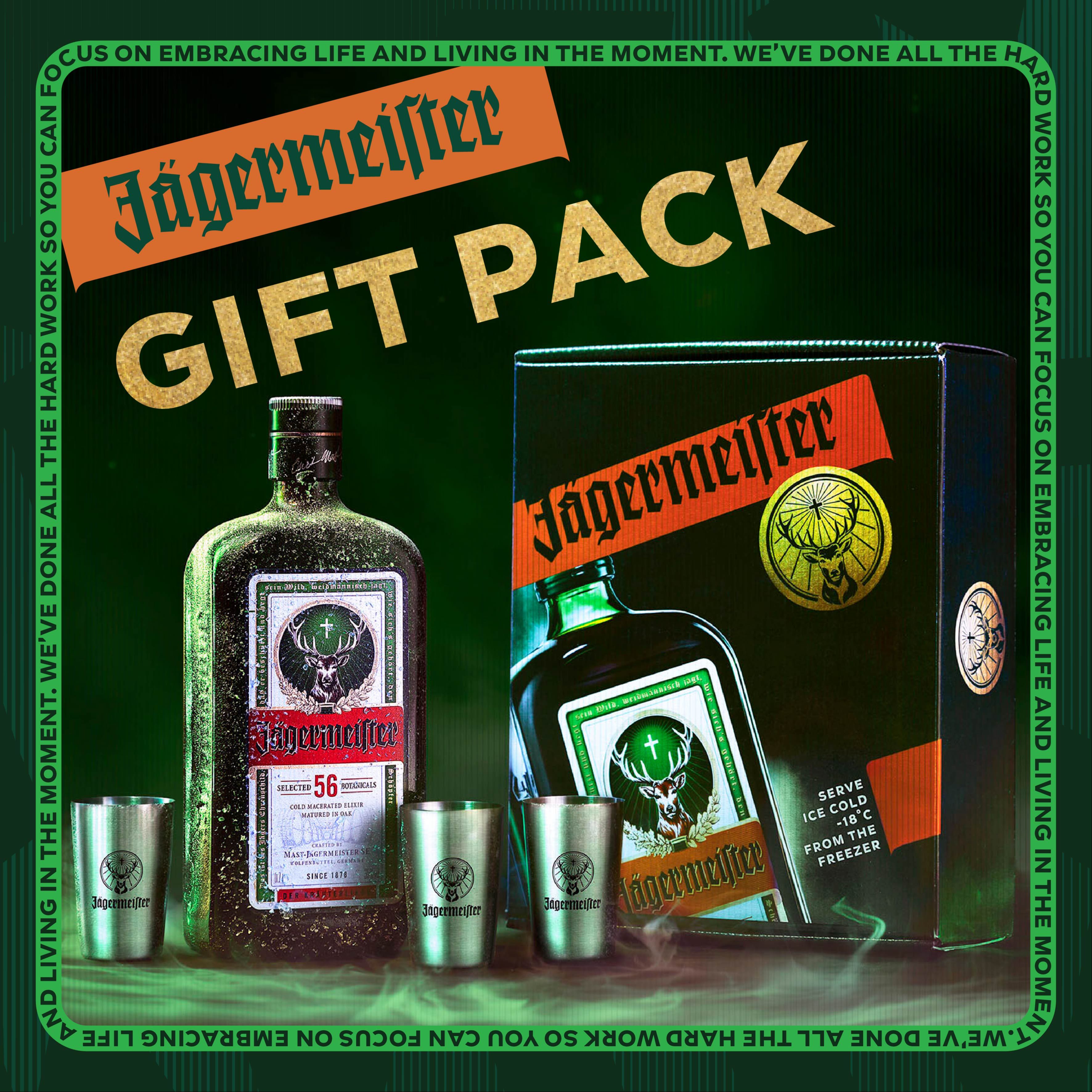 JAGERMEISTER 700ml Set Glass