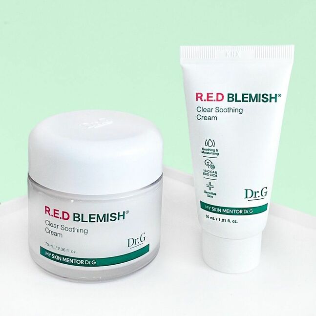 DR.G RED BLEMISH Clear Soothing Cream Set 70+30+10
