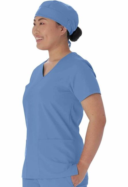 Мэсийн малгай /хөлс шингээгчтэй, маск тогтоогчтой/ Цайвар цэнхэр