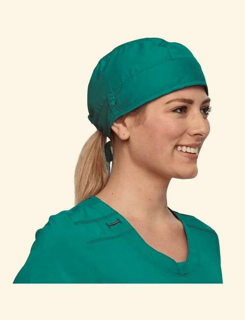 Мэсийн малгай /хөлс шингээгчтэй, маск тогтоогчтой/ Ногоон