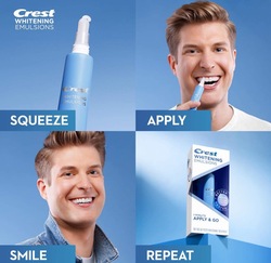 Crest whitening emulsion