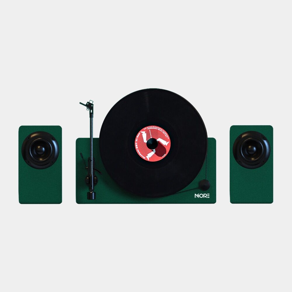More Vertical Turntable (Dark Green)