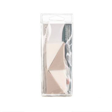 BASICARE WEDGE FOUNDATION SPONGES PACK OF 4