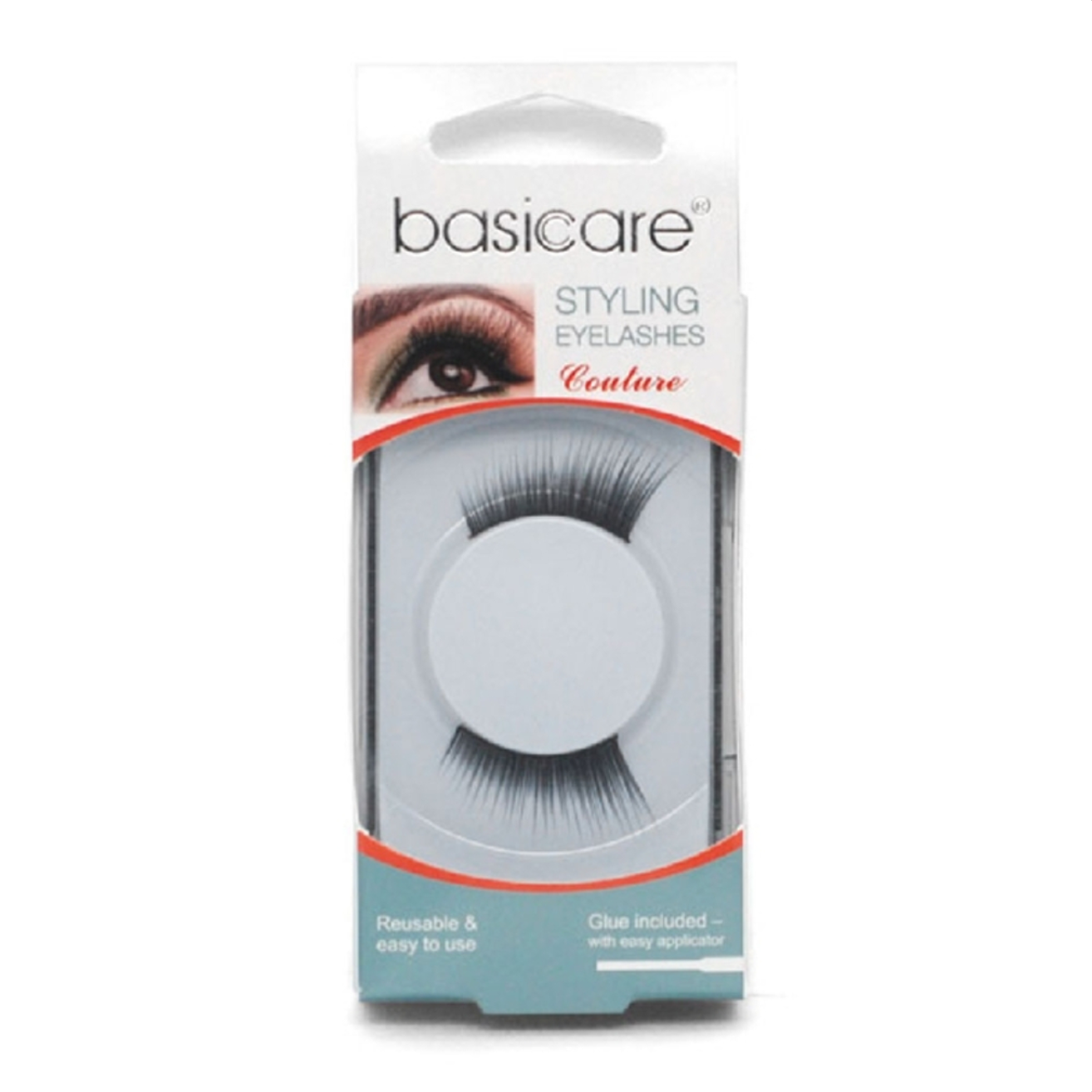 BASICARE COUTURE STYLING EYELASHES WITH GLUE