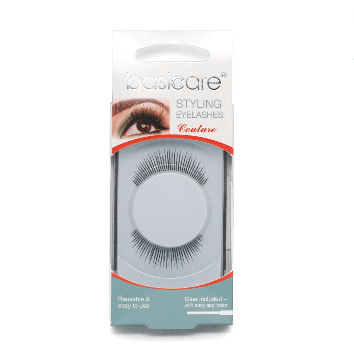 BASICARE COUTURE STYLING EYELASHES WITH GLUE