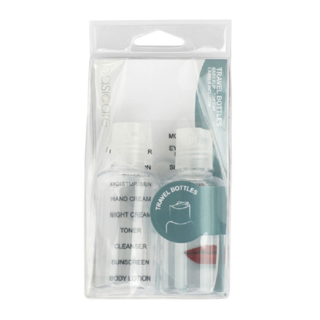BASICARE Аяллын сав TRAVEL BOTTLES,80ML -PACK OF 2